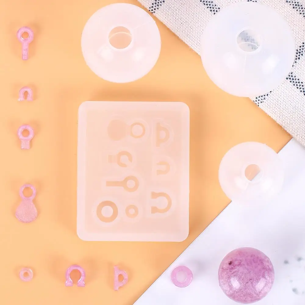 4 шт. набор форм из силиконовой смолы для литья ювелирных изделий серьги шарики в