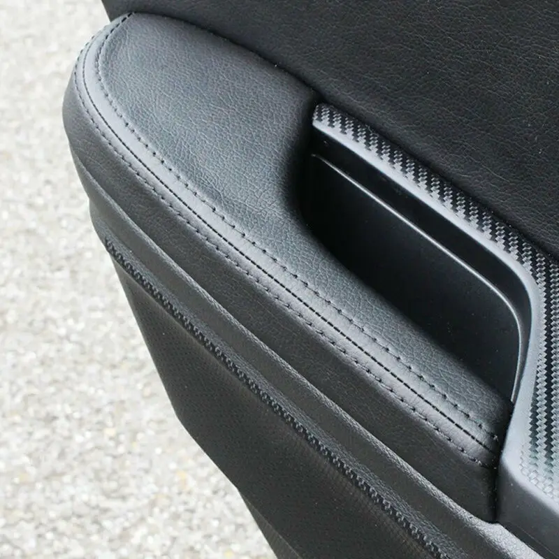 

Front Door Armrest Cover Handle Surface Shell Trim Inner Panel Protection Set Adhesive Shell Trim