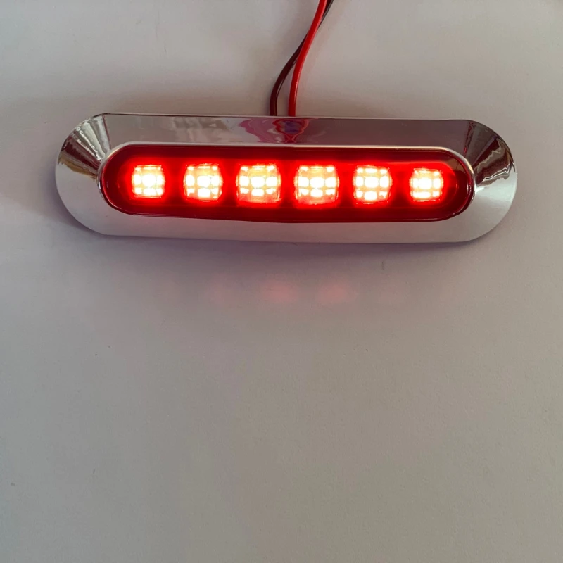 1 пара 6 светодиодный грузовик светильник автомобильный прицеп Светодиодный