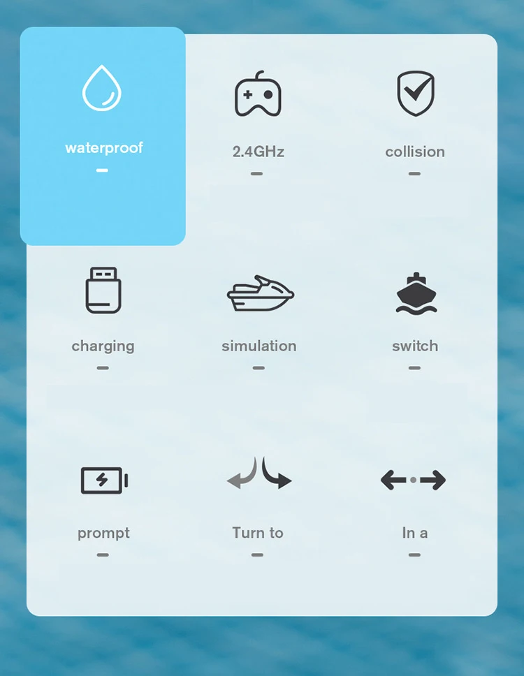 24g 50m мини rc лодки игрушки дети ма