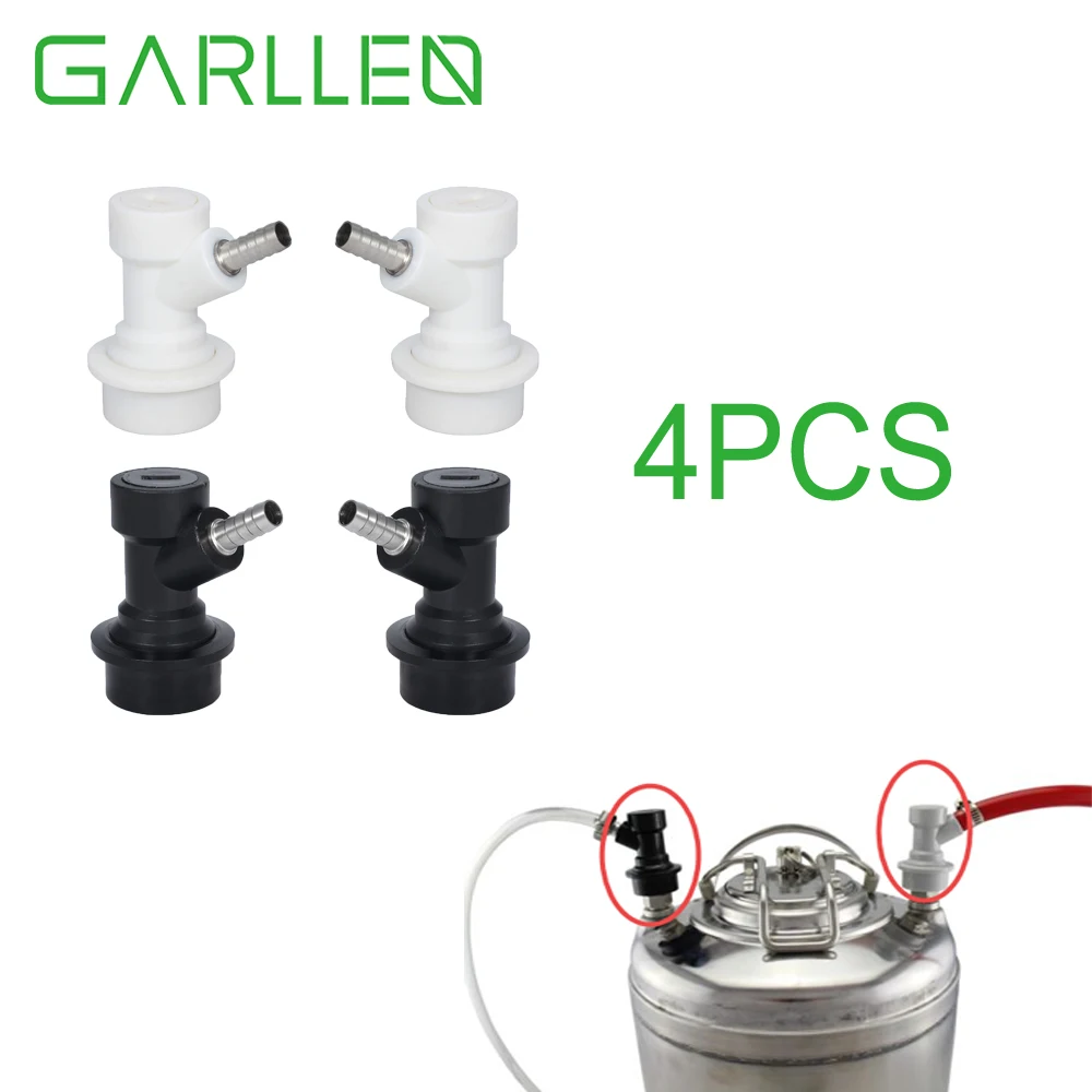 

Замки GARLLEN с зазубринами, 4 шт., черные/белые