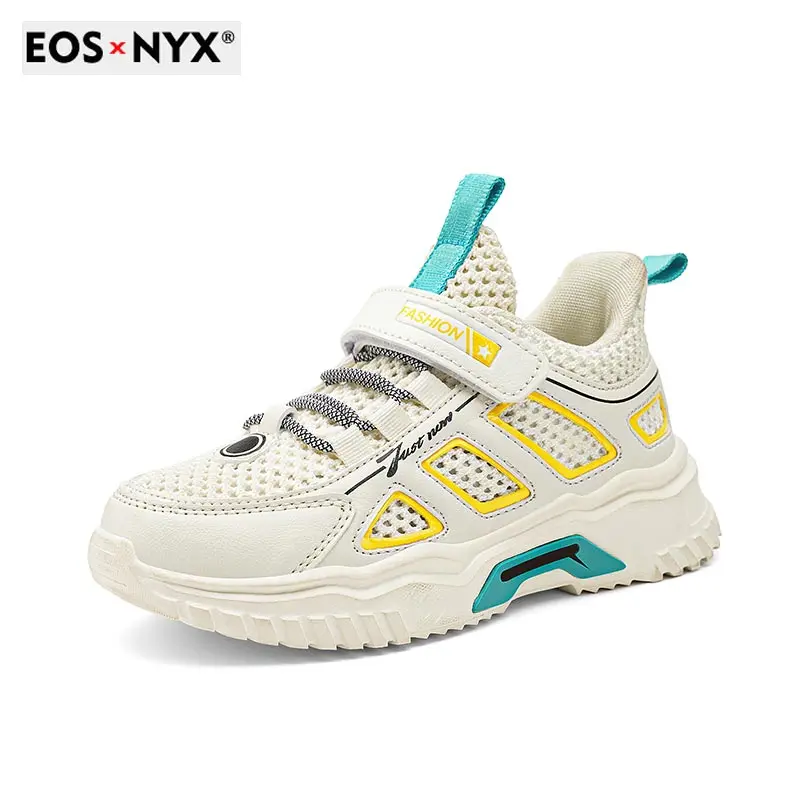 

EOSNYX Casual Boys Sneakers Breathable Fashion Non-slip Boys Shoes for Summer Outdoor Mesh Children Sneakers New Arrivals