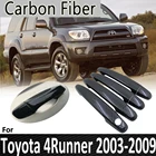 Черное углеродное волокно для Toyota 4Runner Hilux Surf N210 2003 2004 2005 2006 2007 2008 2009