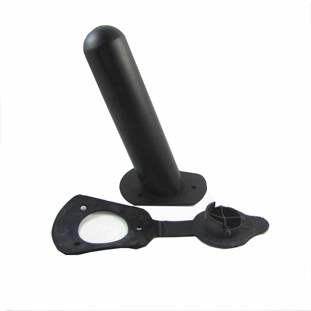 

2pcs Flush Mount Fishing Boat Rod Holder Bracket With Cap Cover Kayak Fishing Tackle Rowing Boats Kayak Accessory Tool