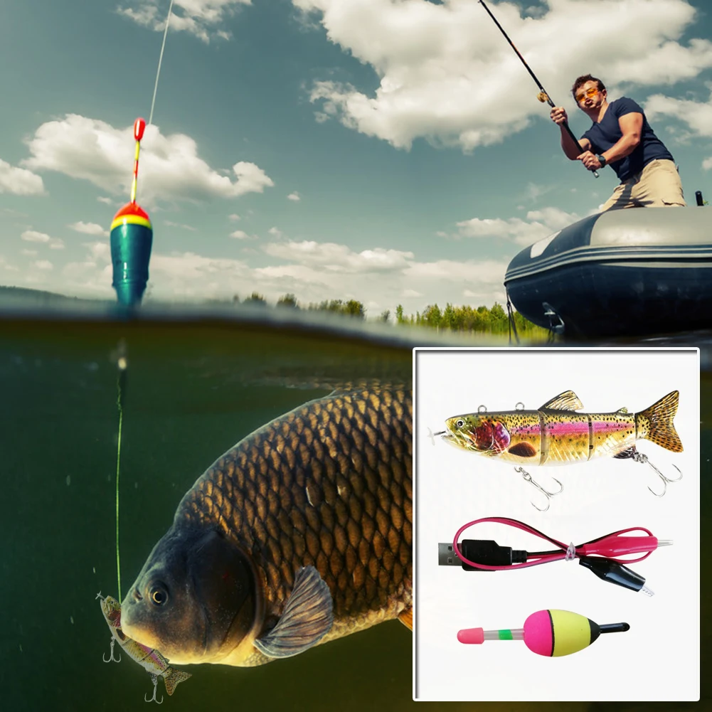 1 Набор рыболовных приманок для автомобильных электрических плавающая приманка 4