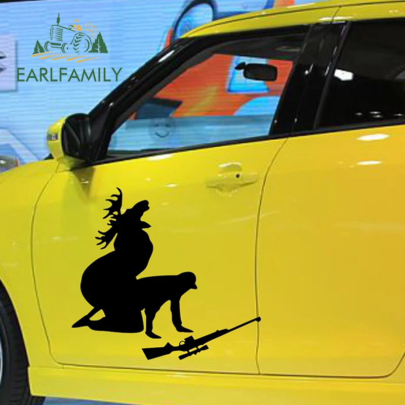 EARLFAMILY 46 1 см x 50 2x забавные лосяные охотничьи автомобильные наклейки для