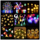 Гирлянда светодиодная на солнечной батарее, 10050 светодиодов