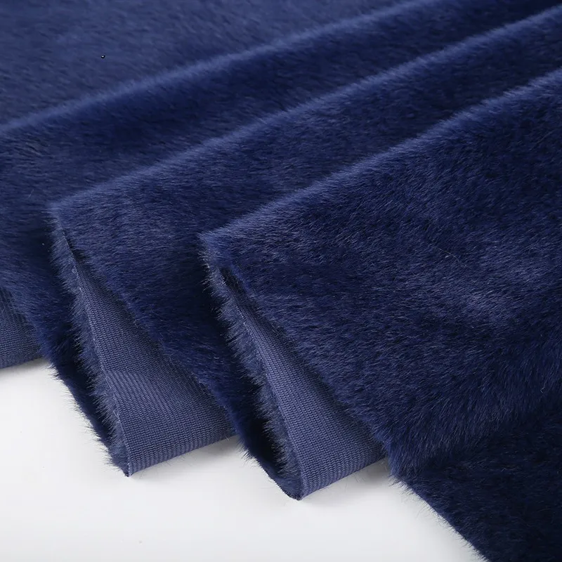 Искусственный мех норки плюшевая ткань осень и зима короткая мягкая из