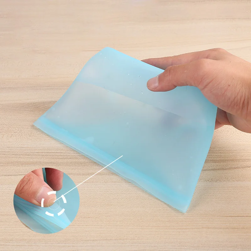 3 шт./компл. многоразовая сумка Ziplock контейнеры на молнии стоячая силиконовая для