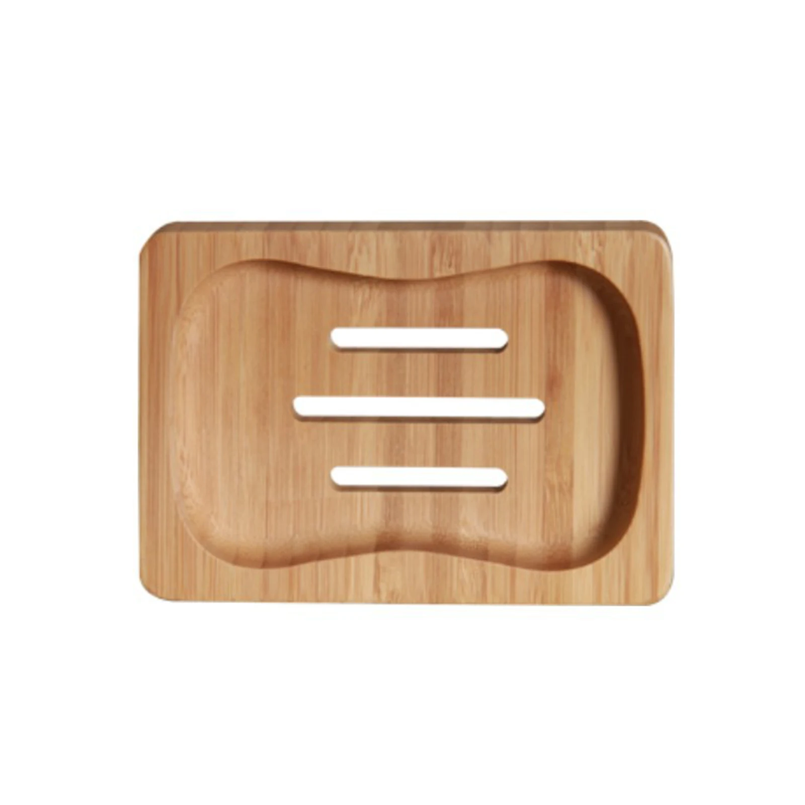 

Soap Holder Household Items Bathroom Washroom Tools Durable High Quality Natural Eco-friendly Hollow Wood Bamboo Shelf