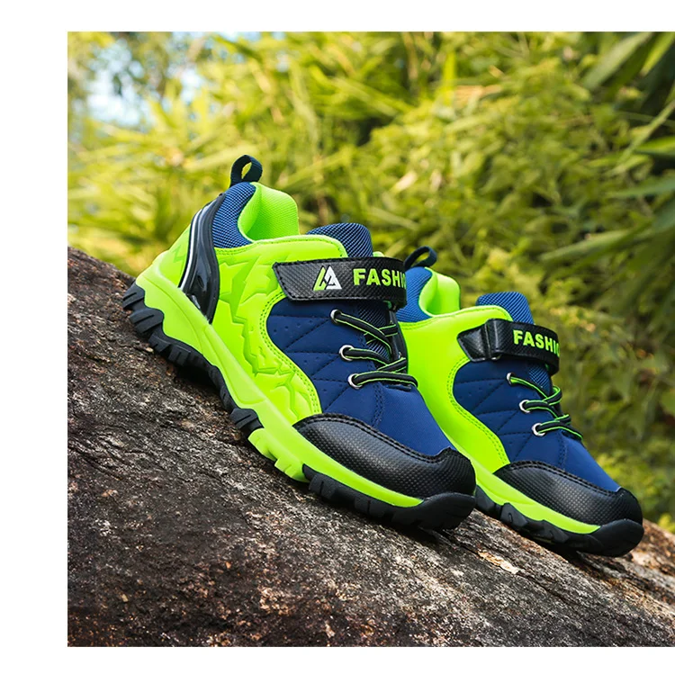1801 Hiking Children Shoes For Kids Sneakers Winter Boys Casual Shoes Girls Sneakers Boys Snow Shoes Climb Mountains Ice