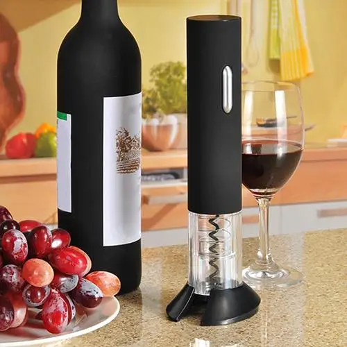 

Portable Electric Wine Bottle Opener Cutter Cork Remover Automatic Corkscrew