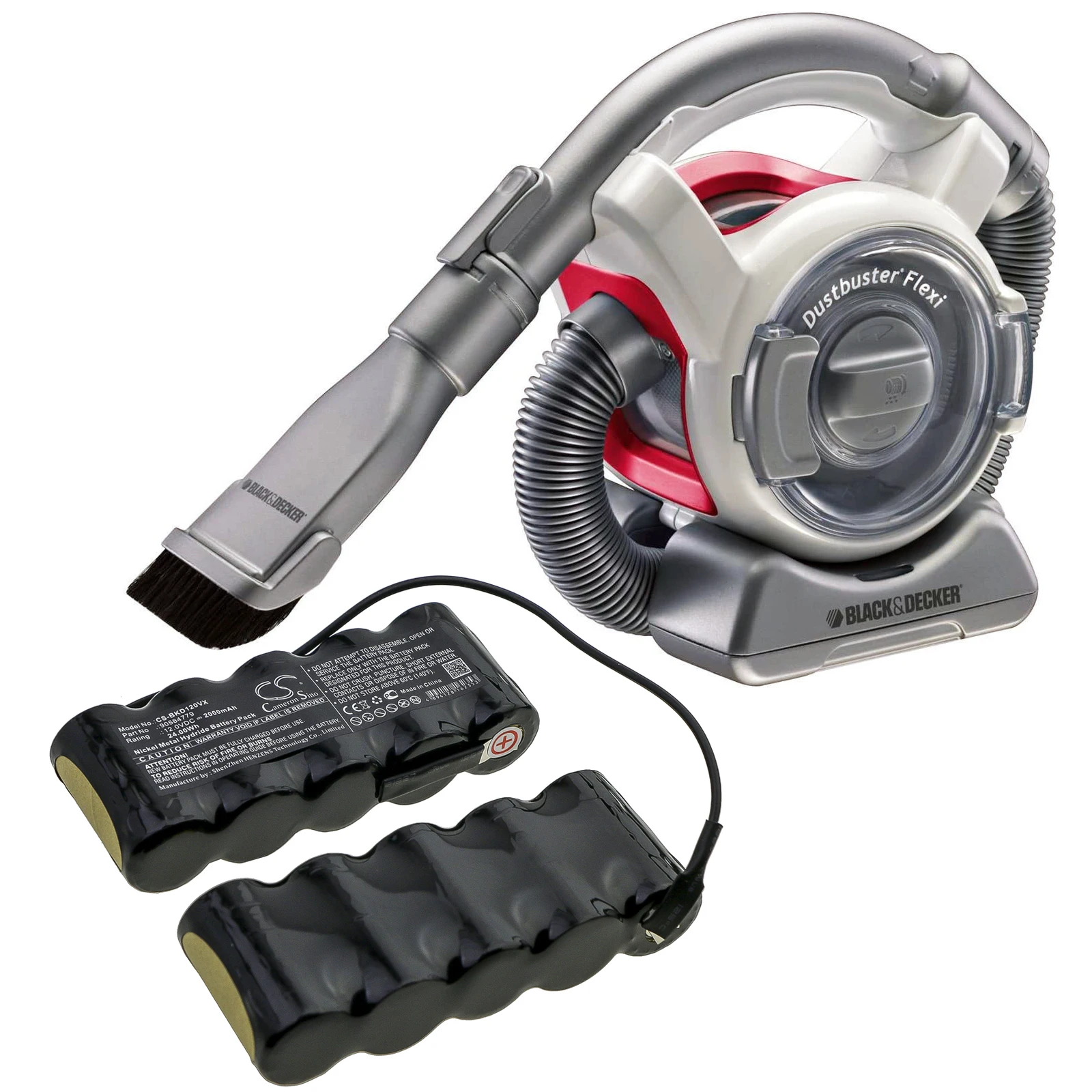 

Cameron Sino For Black+Decker Flexi PD1080 H2,PD1200 H1,Z-PD1200 2000mAh / 24.00Wh