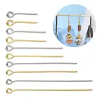 200 шт.компл. булавки для сережек в форме глаз, булавки для сережек, золотые, серебряные булавки для сережек сделай сам, фурнитура для изготовления ювелирных изделий, аксессуары