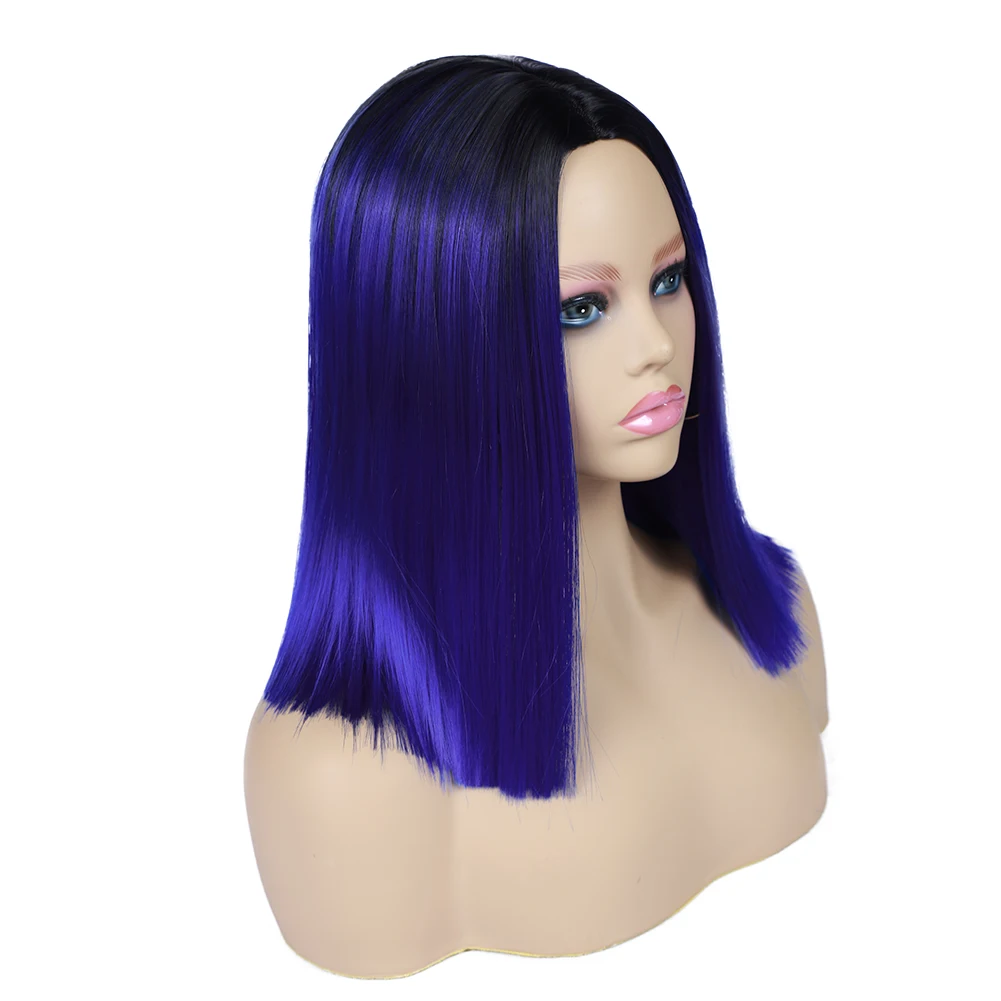 FAVE Ombre Грязный серый коричневый/розовый/Блонд короткие прямые термостойкие синтетические волосы парик для черных/белых женщин Косплей или вечерние