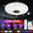 120 Вт200 Вт современный RGB светодиодный потолочный светильник s Home Light ing APP bluetooth музыкальный светильник лампы для спальни умный потолочный светильник с дистанционным управлением