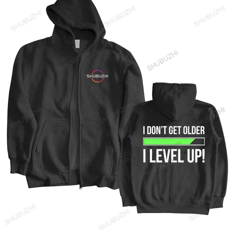 

Мужская осенняя одежда, свитшот, винтажная толстовка с капюшоном I't Get Older I level up, подарок на день рождения для папы, Мужская брендовая модная ...