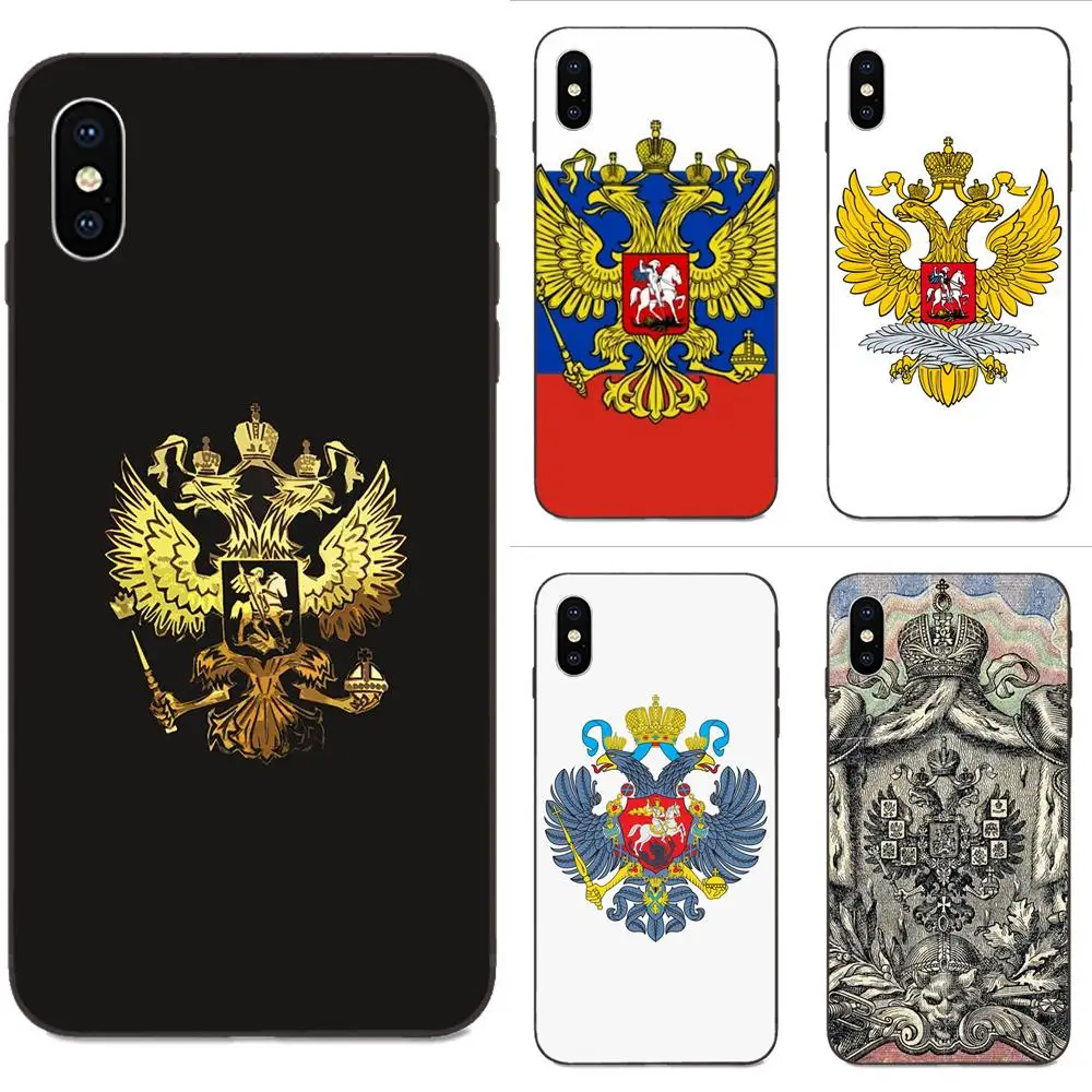 Герб России для Huawei Honor 5A 6A 6C 7A 7C 7X 8 8A 8C 8X 9 9X 10 10i 20 Lite Pro мягкий чехол телефона из