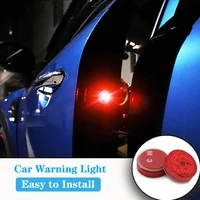 24pcs 3led car warning lights car door alarm signal light anti rear end collision lamps easy to install