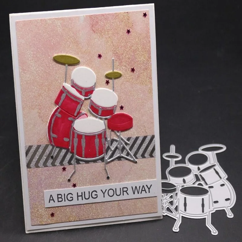 Металлический барабан режущие штампы для рукоделия скрапбукинг албум фото