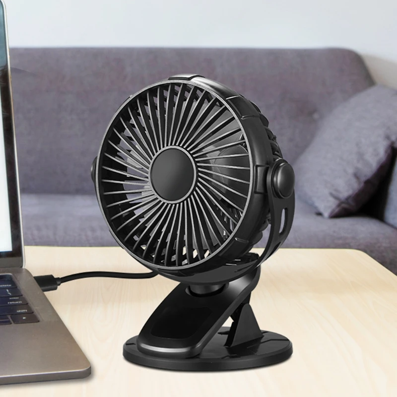 Питаемые через USB порт 2 Скорость Clip on персональный настольный вентилятор для