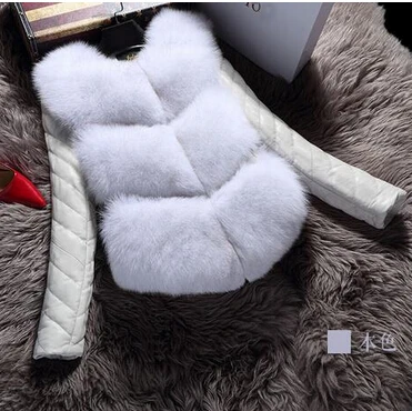 2020 зимняя куртка из искусственного меха Женская для отдыха размера плюс кожаная