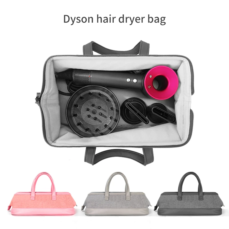 Liboer Dyson borsa per asciugacapelli borsa di grande capacità con manico per asciugacapelli Dyson