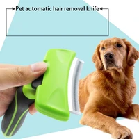 pet hair remover combs cat grooming brush deshedding tool comb edge trimming dog cat rake removal fur brush cleaning supplies