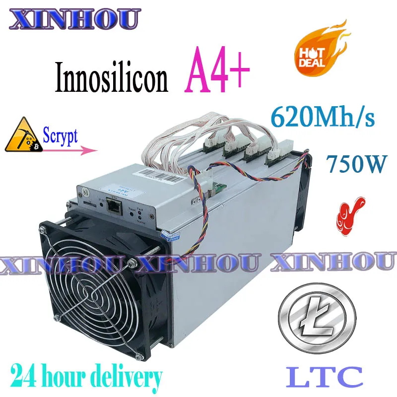 Майнер LTC miner Innosilicon A4 + LTCMaster 620 м 750 Вт Asic 14 нм Scrypt без блока питания Litecoin лучше чем