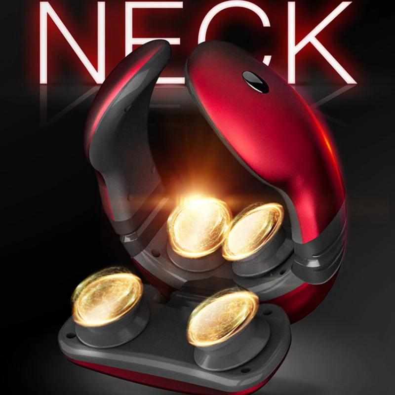 Электрический мини массажер для спины и шеи Беспроводной интеллектуальный