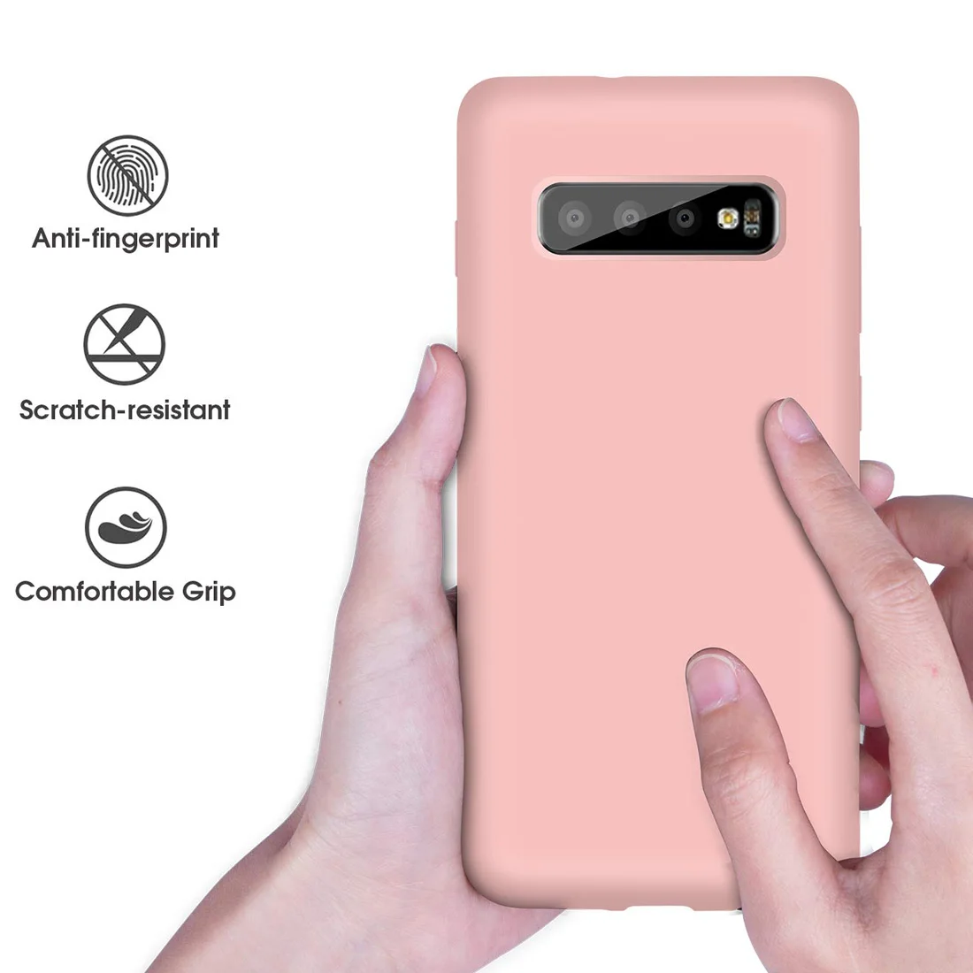 Slim Luquid Case for Samsung Galaxy S10 S9 S8 Plus S7Edge Rubber Cover Shockproof Armor Silicone Gel Note 10 9 8 |