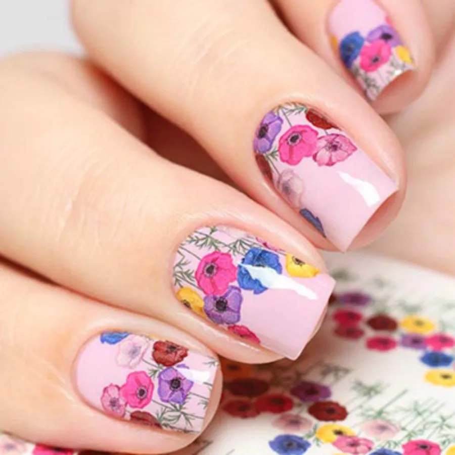 1 шт сексуальные узоры цветов DIY Набор лаков для ногтей маникюрный Vernis верхнее покрытие УФ светодиодный гель лак впитываемый для ногтей художественный Гель-лак для ногтей