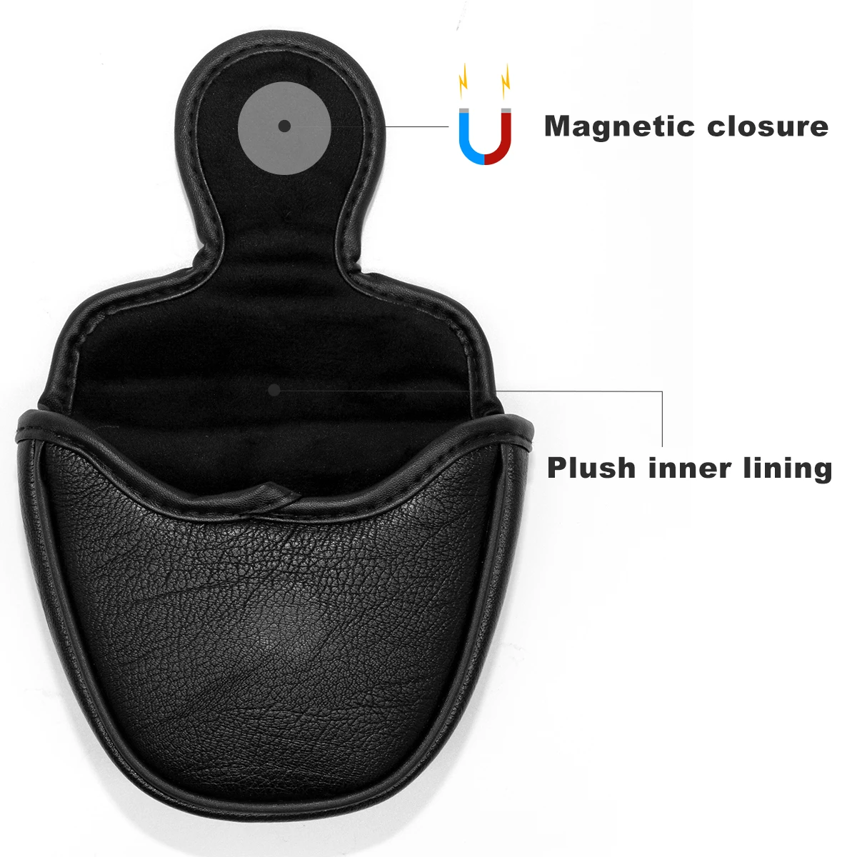 Чехол для клюшки гольфа чехлы клюшек из искусственной кожи с магнитной