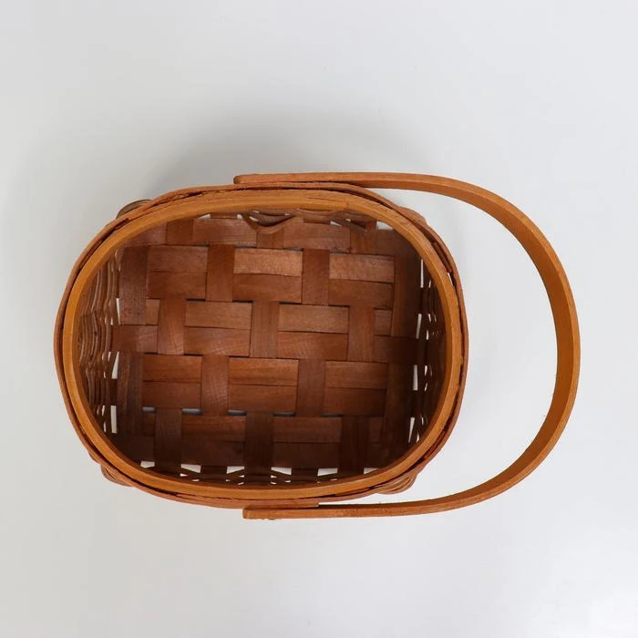 Корзина плетеная (секвойя) 17 5x15x11 5/23 5 см 1 шт. коричневый 5697720 | Дом и сад