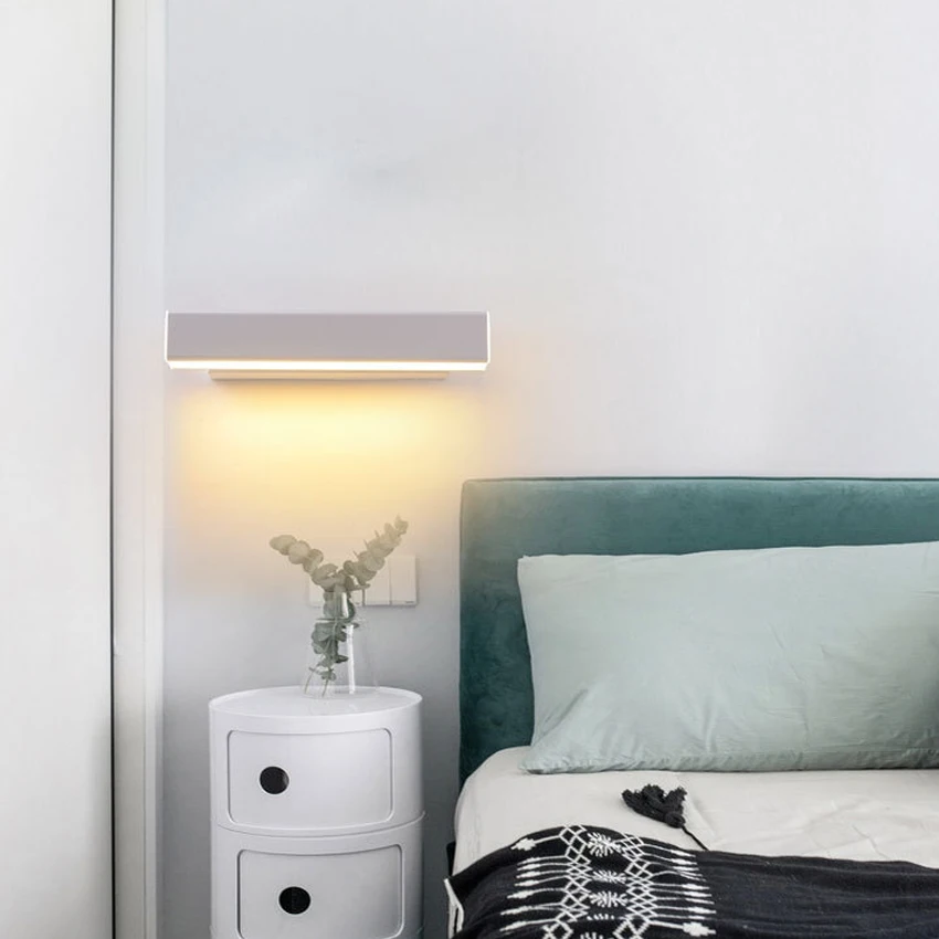 

LED Rotation Wall Lamps Light Adjustable Wall Lights Modern Nordic Simple Light Fixture for Indoor Bedroom Corridor Aisle