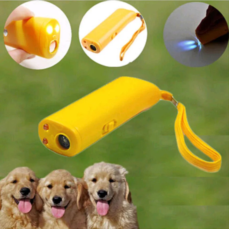

Without Deterrents Anti Training Pet Device Repeller equipment Dogs Battery LED Barking Ultrasound Stop Pet Ultrasonic Control
