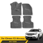 Автомобильные коврики для Citroen C5 Aircross 2020 2019 2018 2017, интерьерные коврики, аксессуары, индивидуальные накладки на ножки, защитные коврики