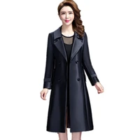 fashion trench coat women loose size elegant double breasted windbreaker coats women blazer spring autumn clothing korean style