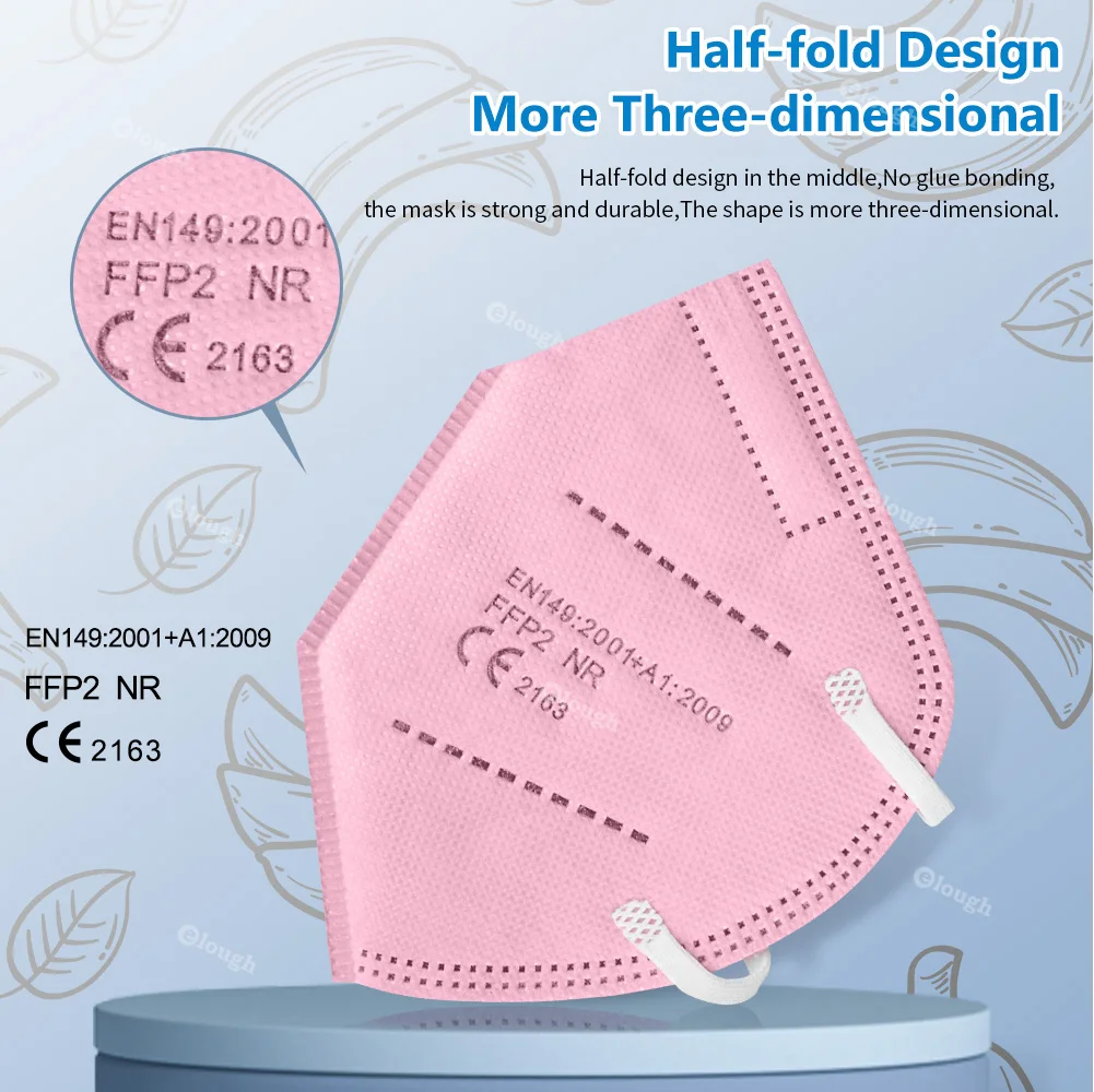 Детские маски От 9 до 12 лет FFP2 5 слоев Mascarilla KN95 Infantil FFP2mask FPP2 Homologada детская маска