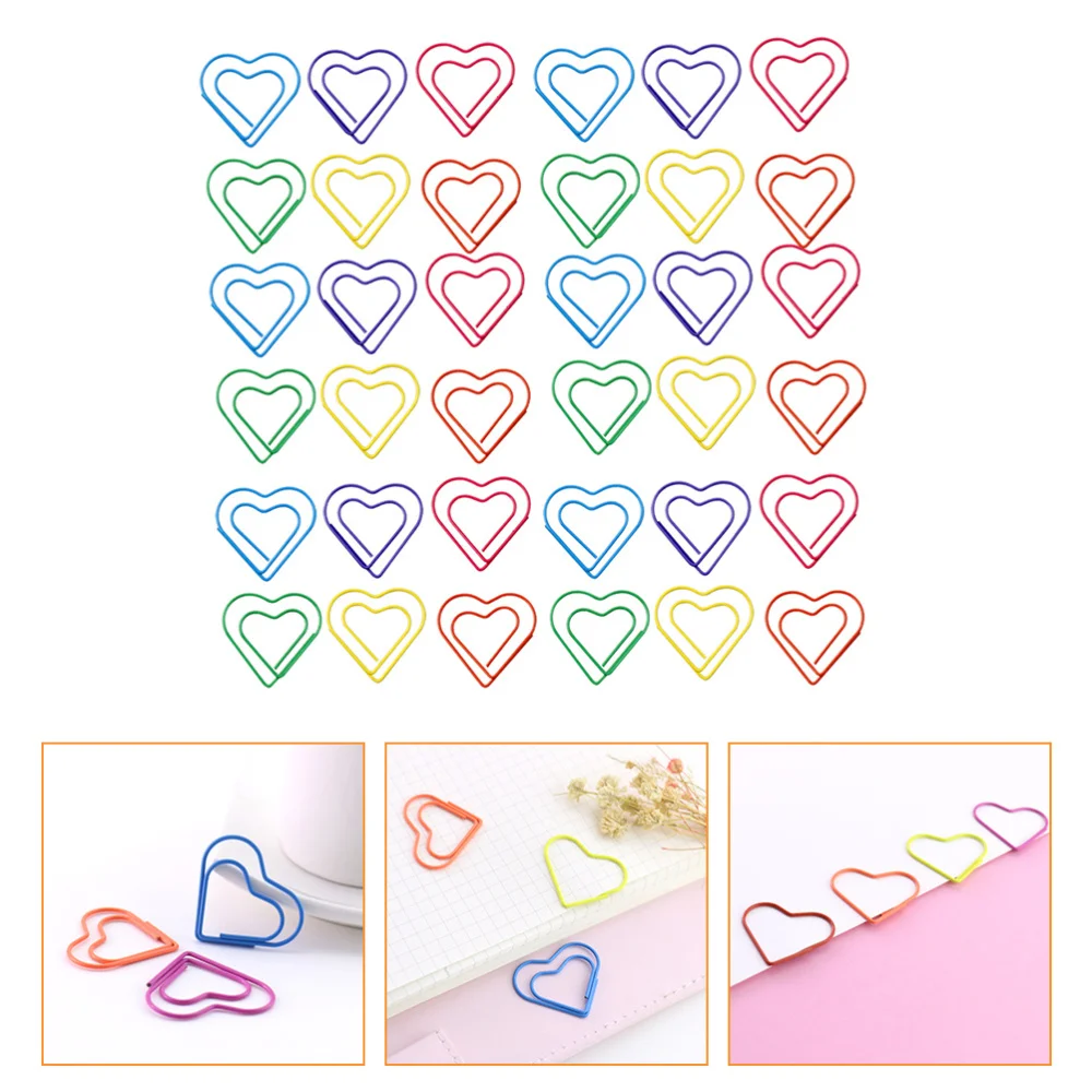 

48 Pcs Boxed Photo Clips Smooth Envelope Clips Fashionable Decoration Clips