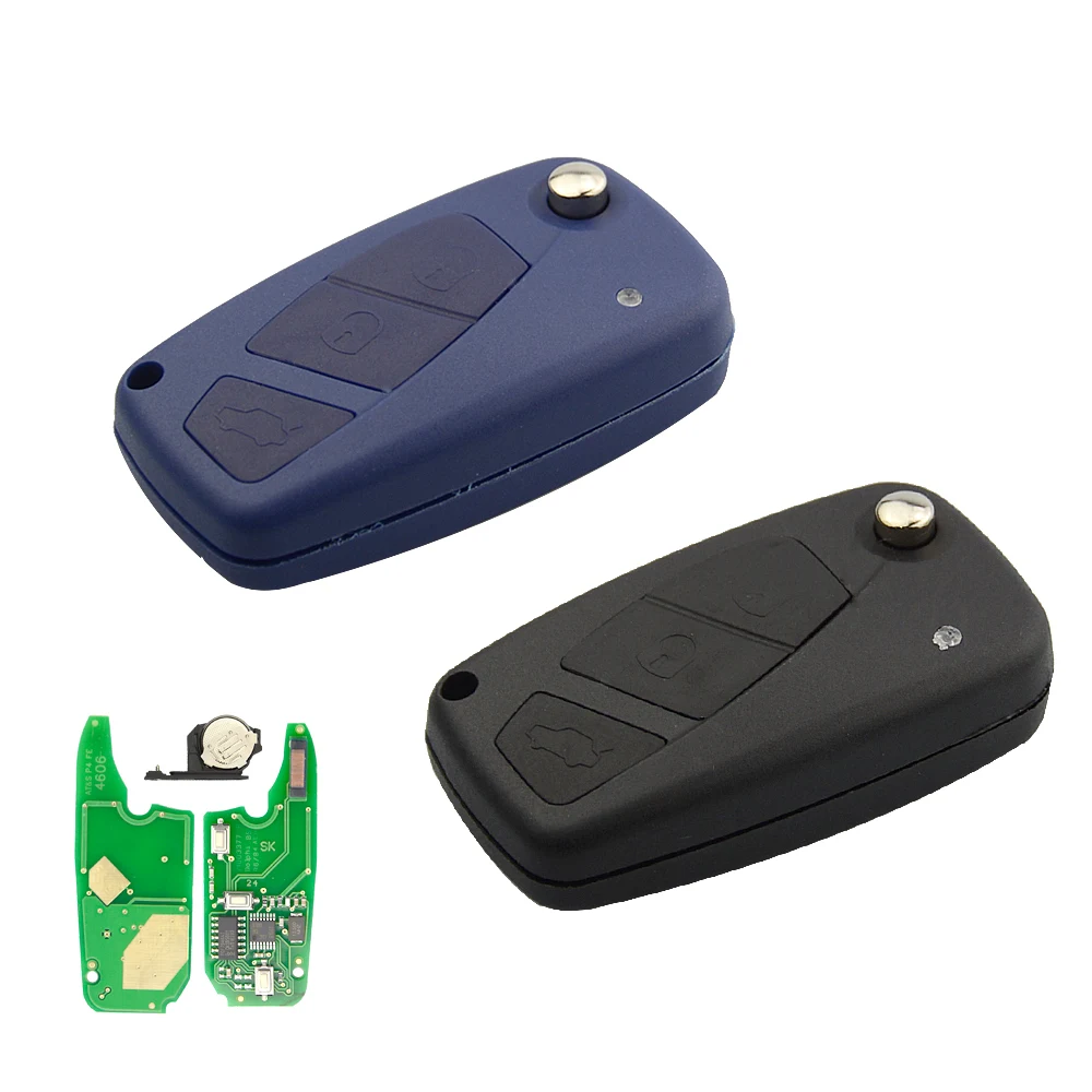 OkeyTech 433 МГц чип PCF7946 3 кнопки флип-устройство для Fiat Punto Ducato Stilo Panda сменный