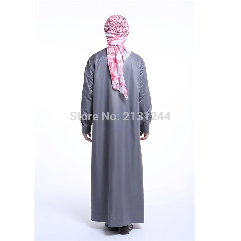 Модная мусульманская одежда мужские халаты с длинным рукавом вышитый рисунок