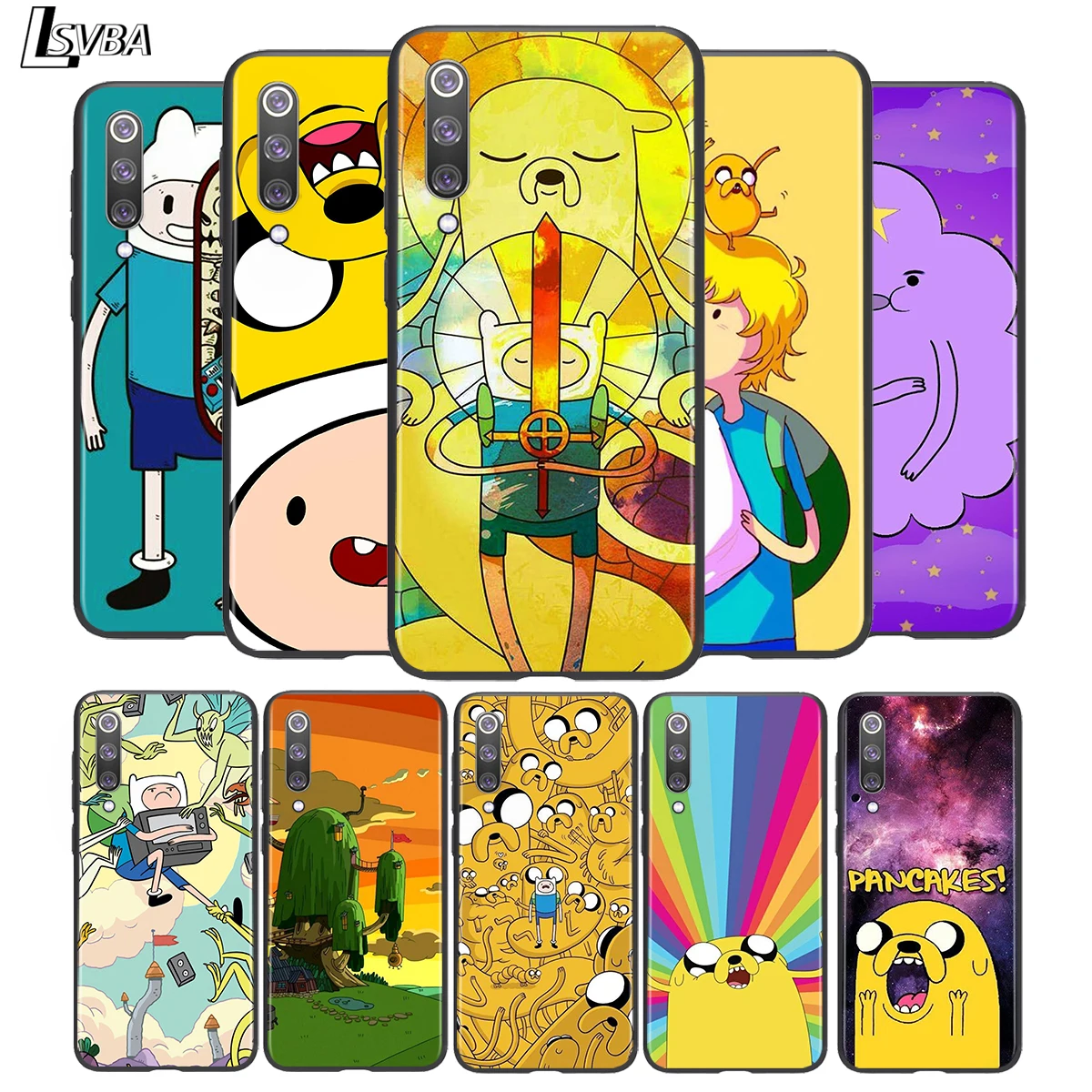 

Adventure Game Time Soft TPU For Xiaomi Mi 11i 11 10T 10 9T 9 A3 8 Lite CC9 SE Note10 Lite Ultra Pro Black Phone Case