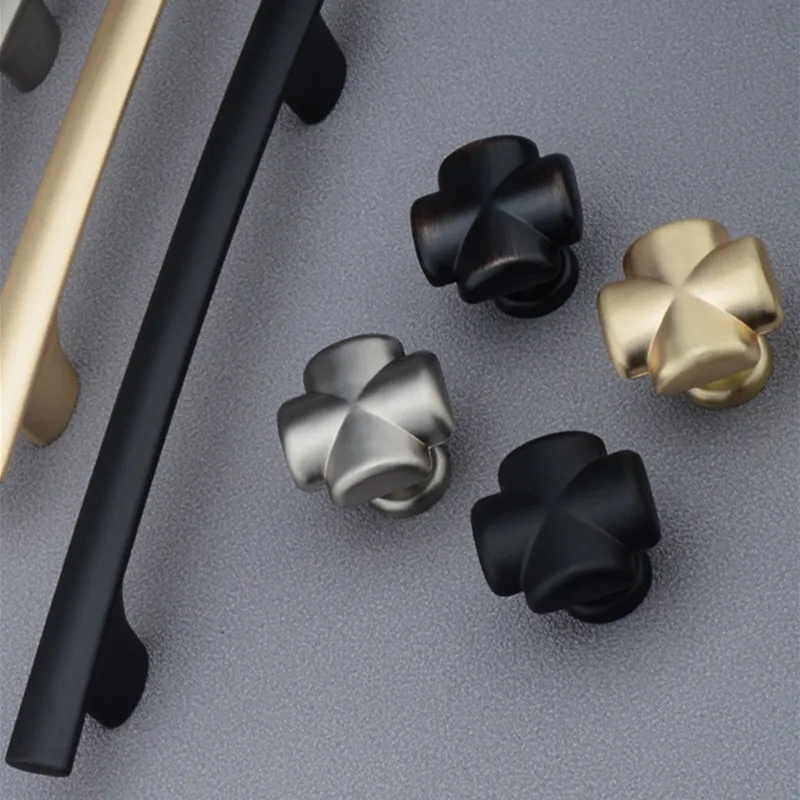 KK &amp FING скандинавский роскошный медный матовый шкаф дверные ручки для ящиков