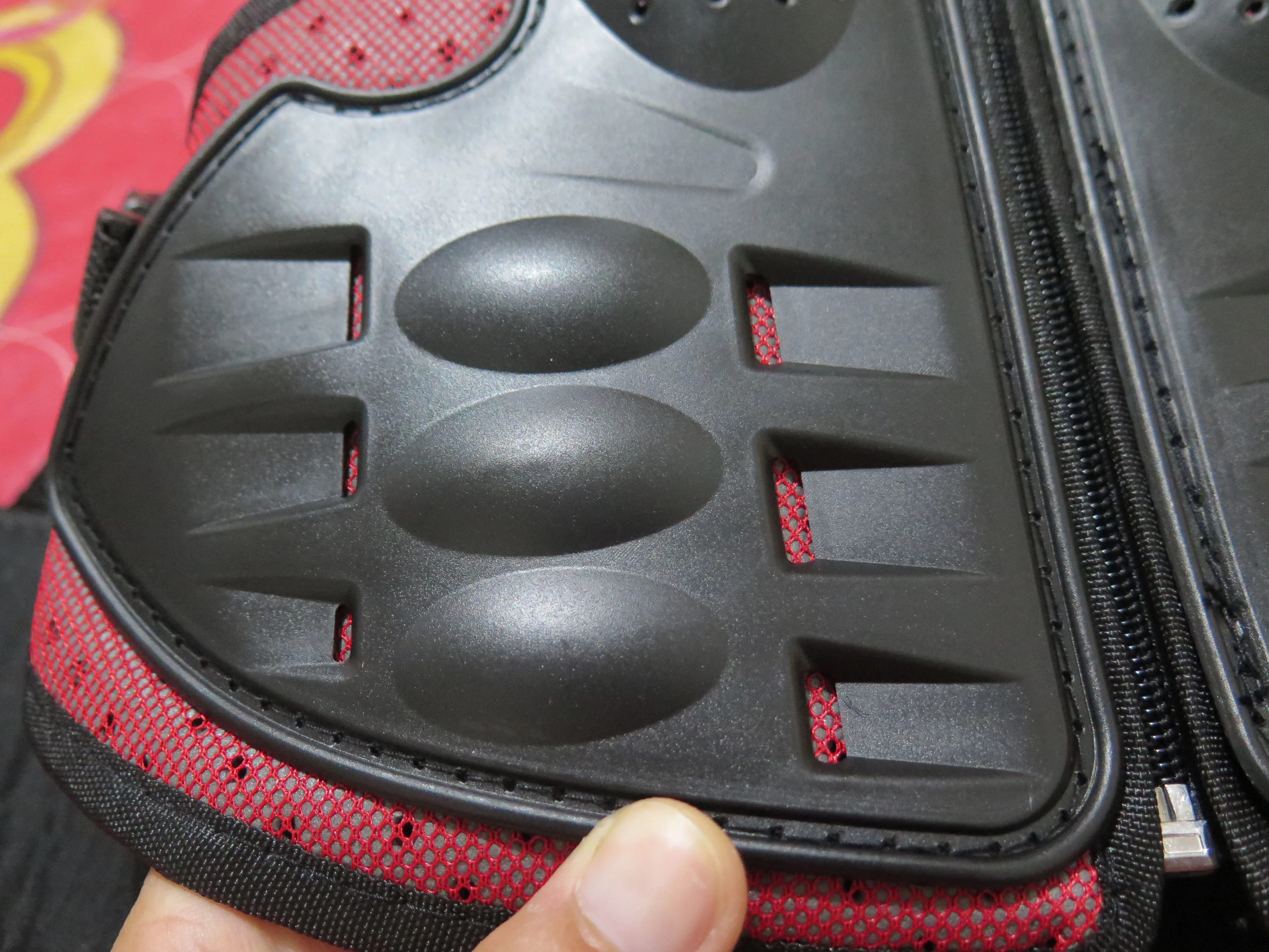 Красный Детский защитный жилет для тела броня мотокросса езды на велосипеде