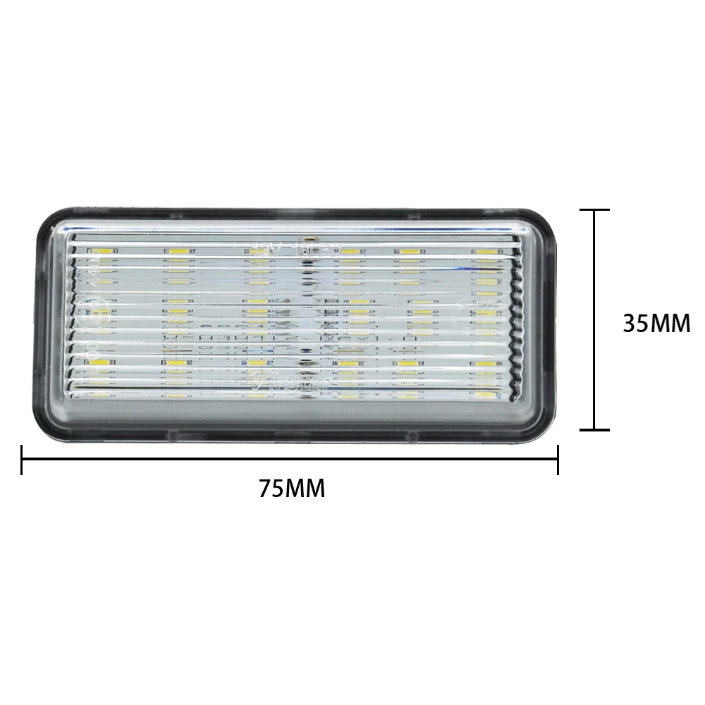 For Toyota Land Cruiser Cygnus Reiz Mark Lexus LX470 GX470 LX570 Car Rear white LED license plate light number lamp | Автомобили и
