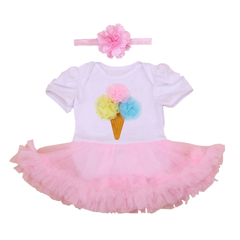 Комплекты с юбкой для малышей Одежда девочек белый комбинезон короткими