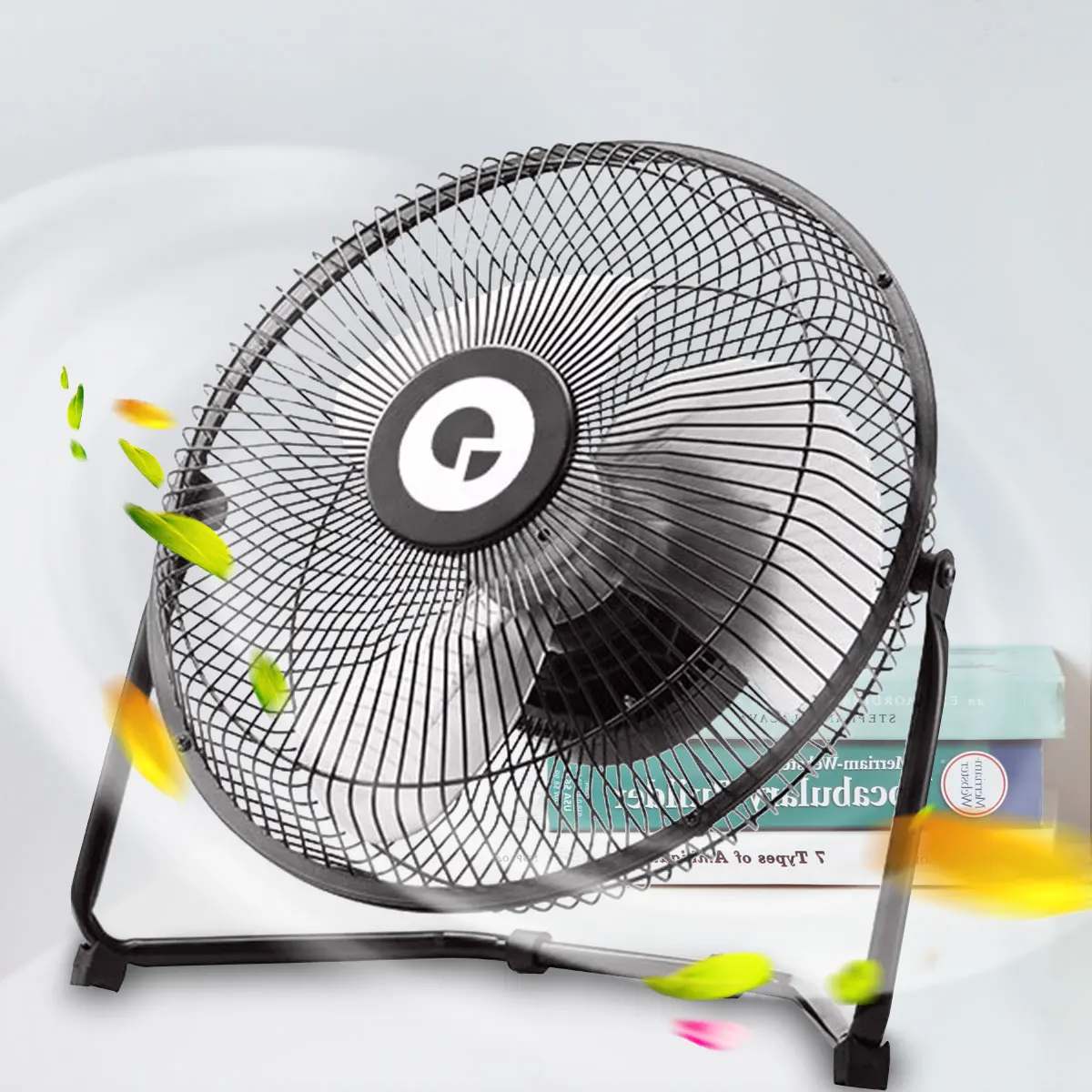 

Digoo DF-101 10 inch Table Desktop Fans Electrical Metal Rotatable Cooling Fans + USB Rechargeable 18650 Battery Home Office