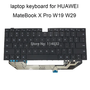 Клавиатура US для Huawei MateBook X Pro MACH W19 W29 W19B W19C W29BL, клавиатура для ноутбука с подсветкой на английском языке, 9Z.NG2BQ.001