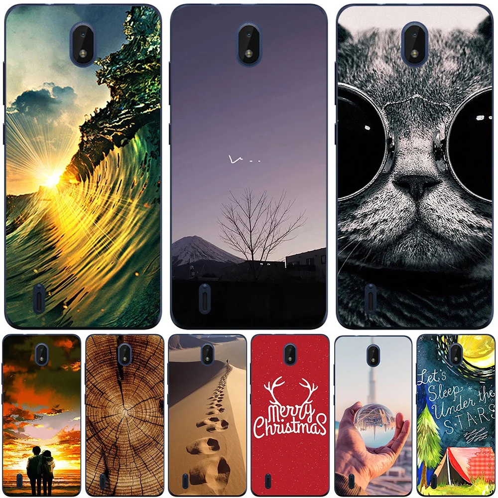

For Nokia C01 Plus 2021 5.45 inch Cases Silicone Soft TPU Back Cover Protective Cute Fundas Luxury Coque Bags